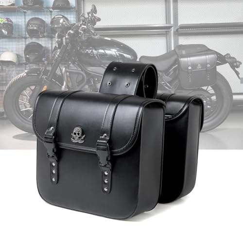 DAHJSD Alforjas Moto para Yamaha XSR 700 XSR700 Xsr 700 – Bolsa Moto Asiento Trasero Impermeable, Maletas Laterales Moto de Cuero PU, Mochila Moto Fácil de Instalar,A