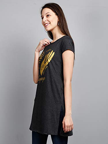 Image of FLEXIMAA Women's Half Sleeve T-Shirt - P