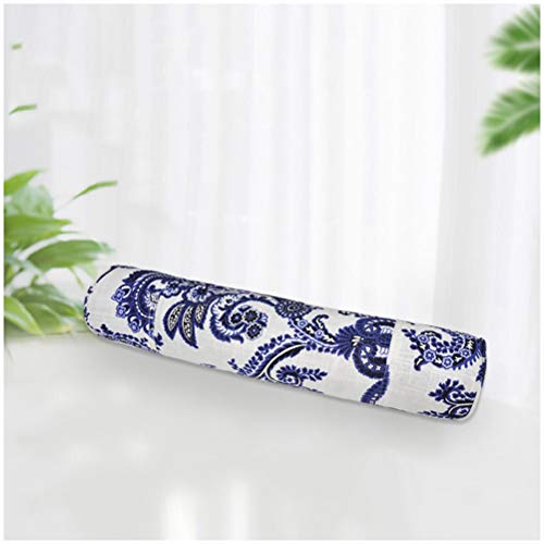 GAOJIAN Almohada cilíndrica Cojín para Cuello Almohada Cervical Almohada para Dormir Cáscara de Trigo sarraceno Almohadas 35 * 9cm
