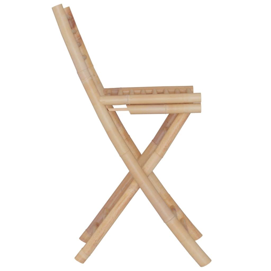 Ensemble de bar en bambou 3 pièces pour jardin, terrasse, balcon, meubles d'extérieur, comptoir de bar avec toit, 2 chaises, résistant aux intempéries, durable, plateau de table 115 x 55 cm