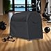 Pssopp Dumbbell Weight Rack Cover, Water 210D Oxford Cloth Material Sliver Coated Gym Rack Dust Cover with Drawstring for Indoor and Outdoor