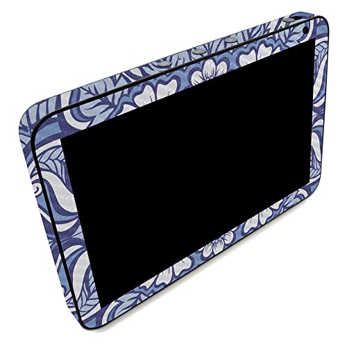 Image of MightySkins Carbon Fiber Skin Compatible with Amazon Echo Show 8 (Gen 2) - Flower Mandala | Protective, Durable Textured Carbon Fiber Finish | Easy to Apply | Made in The USA