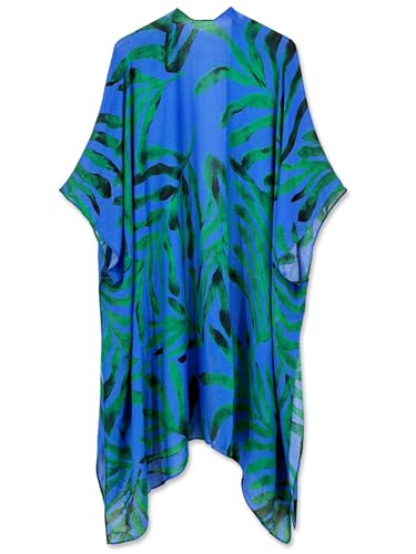 Image of Spicy Sandia Kimonos for Women Floral Beach Cover Up Loose Swimsuit Bathing Suit Coverup Cardigan for Summer Swimwear