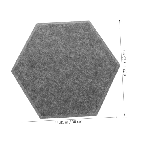8 piezas Paneles Acústicos de Fieltro para Absorción de Sonido para Mejorar el Aislamiento Acústico en Teatros Estudios y Oficinas Profundos miniatura 2