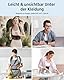 ZINUU Haltungskorrektur Rücken Herren Damen: Rückenstützgürtel - Back Posture Corrector Haltung Korrektur Gurt für Herren und Damen - Verstellbare und Atmungsaktive Haltungstrainer (47-52)