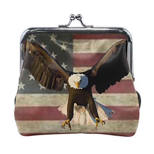 Preisvergleich Produktbild American Eagle Geldbörse mit Schnalle, Leder