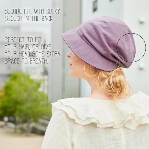 Gorro reversible de algodón orgánico para mujer miniatura 6