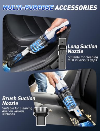 Image of Gxzsk Handheld Vacuum Cordless, Hand Held Vacuum, Car Vacuum Portable