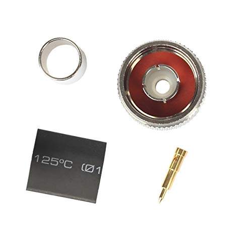 Pack de 10 Conectores N Macho para cable LMR400 miniatura 4