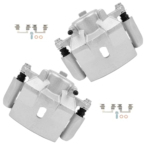 Image of cciyu 18B4910A 18B4911A Front Left & Right Brake Calipers With Bracket For Chevy For Malibu,For Pontiac For G6 /For Solstice,For Saturn For Aura /For Sky