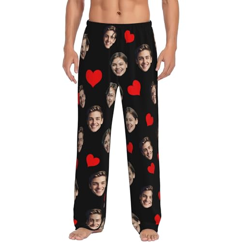 Custom Pajama Pant With Face Personalized Pajamas For Men Personalized Pj Pants With Photo Custom Pj Pants Valentines Day Gifts Small Style19