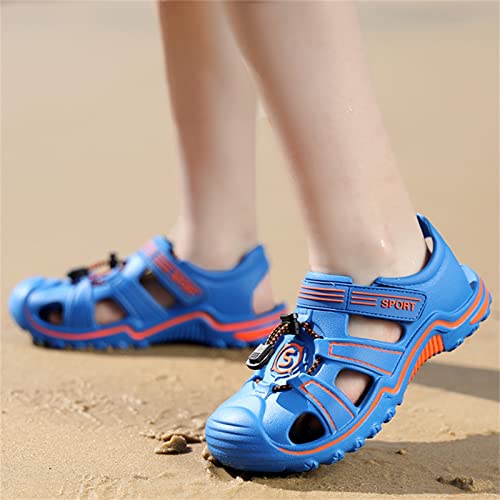 sfdgfhyf Little Boys Solid Color Sneakers Children Slippers Cartoon Dinosaur Flat Bottom Home Breathable Beach Slippers2