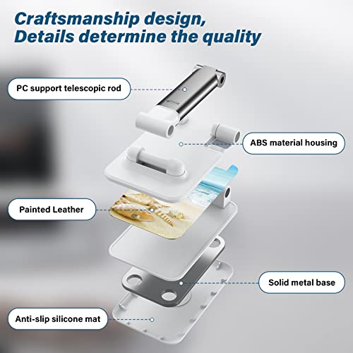 Image of Foldable Phone Stand for Desk, Adjustable Angle of View, Suitable for iPhone, Samsung and Other Smart Phones, Colorful Pattern, Portable Electronic Device Stand