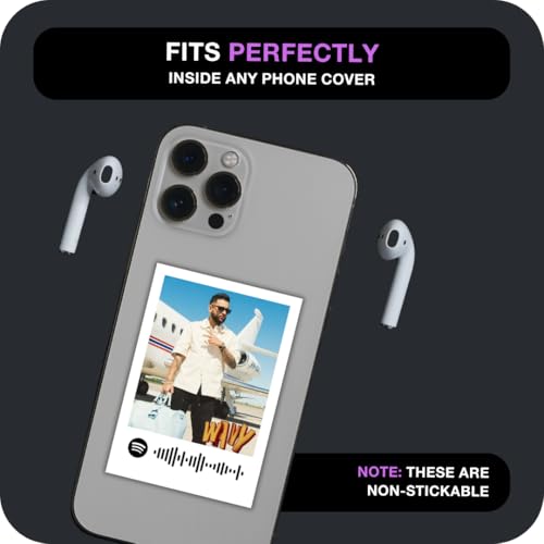 Image of Karan Aujla Poster | Karan Aujla Mini Poster Kit (Set of 18) | Punjabi Singer Karan Aujla (8 x 6 cm) with Spotify Codes | Posters for Phone Accessories, Bedroom, Office, room decoration (C 029)