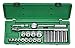 Socket Wrench Set, SAE, 1/2 in. Dr, 23 pc