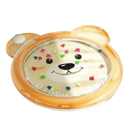 ウォーターマット 赤ちゃん プレイマット インフレータブルアクティビティプレイマット ベビー おもちゃ しい PVC 耐摩擦 うつ伏せ練習 腹ばい練習 かわいい 知育 感覚水プレイマット クールクッション 冷感ひんやり 水遊び 屋内 知育マット コンパクト