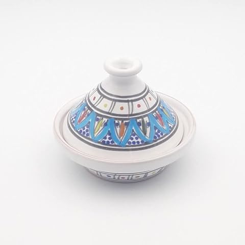 Bakir Mini Tagine Diameter 12 cm Turquoise Cover