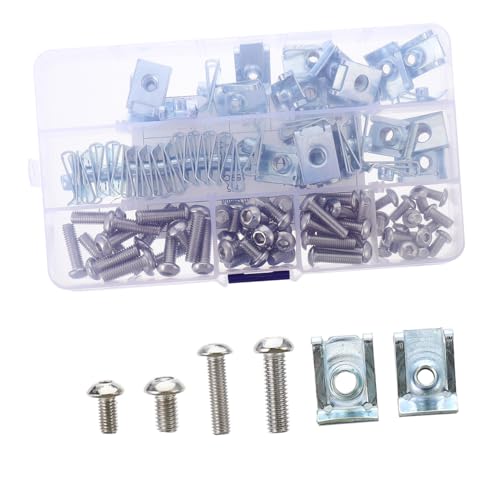 Clips en U para coche: soluciona paneles sueltos con este kit de tuercas de clip de acero 5