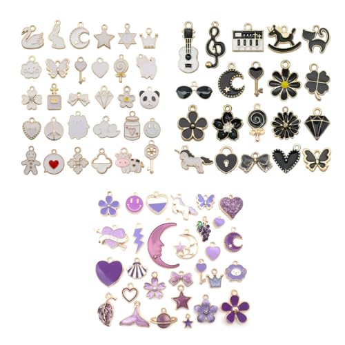 DIFLAX 90 Pièces Breloque pour Bracelet Mixte Charms Pendentifs DIY Collier Bracelet pour la...