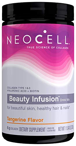 Neocell Beauty Infusion Refreshing Collagen Drink Mix Supplement, Tangerine Twist