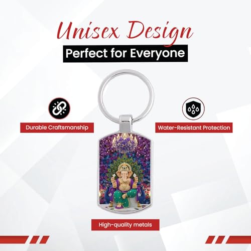 Image of Premium Printed Metal Keychain for Men & Women | High-Definition Artwork Print | Durable Key Ring for Car, Bike, Home & Office Keys | Stylish Decorative Key Holder Gift