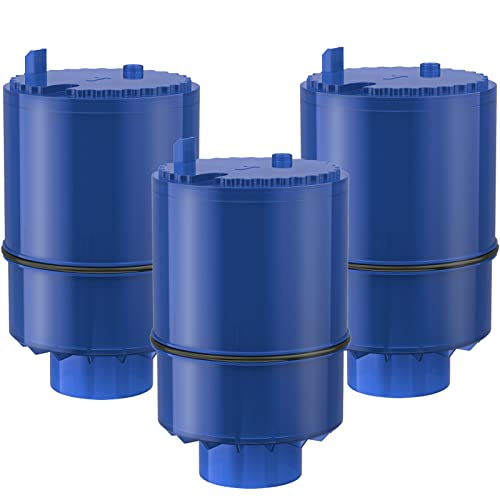 Image of Fil-Fresh 3-Pack PURWater Filter Replacement for RF-9999 PURPLUS Faucet Water Filtration System, NSF Certified, Replace Mineral Core Faucet Mount Water Filter