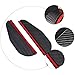 Garneck 1 Pair Window Deflectors Sticker PVC Car