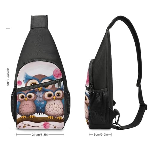 Mochila tipo bandolera casual para viaje y senderismo miniatura 2