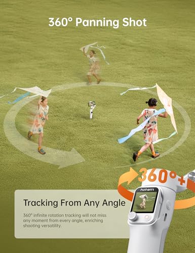 Image of Hohem iSteady V3 Ultra Phone Gimbal White, AI Tracking Touch Remote, Built-in Rod Tripod 360 Vlog Stabilizer