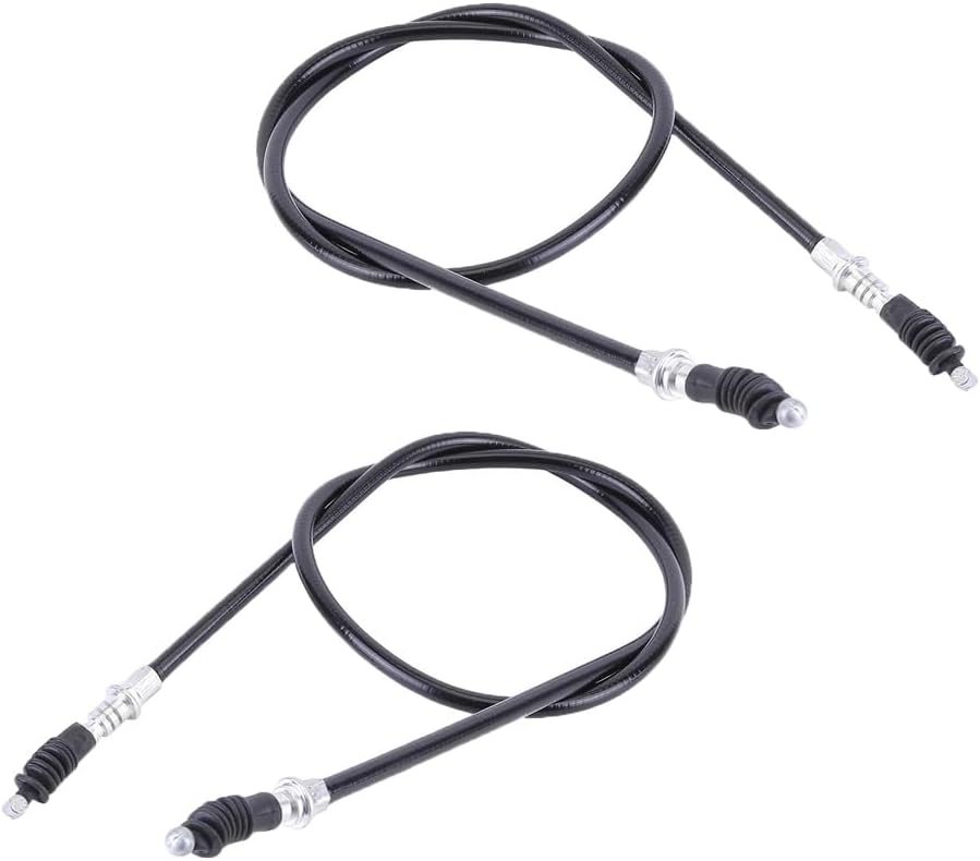 Right/Left Parking Brake Cable Compatible with John Deere Gator TX 4X2 TX Turf 4X2 Utility Vehicles TX Gator TM Turf Series, Replace AM136945 AM136944 (Left + Right Side)