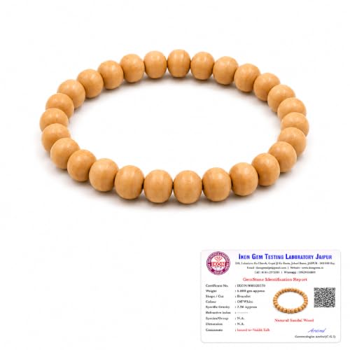 Image of Beaded Bracelet for Men & Women | Stretchable Handmade Prayer Meditation Yoga Wrist Bracelet | Stylish Everyday Wear | Free Size