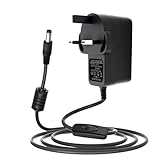 Parameters: Input: The 12v dc power supply AC 100-240V 50/60Hz, Output:DC 12V 2A;power cord length 2M; DC Jack Polarity: Inner positive(+), Outer negative(-). Extar Long Power Cord: This dc 12v power cable Supply with 6Ft Power cord has good bending ...