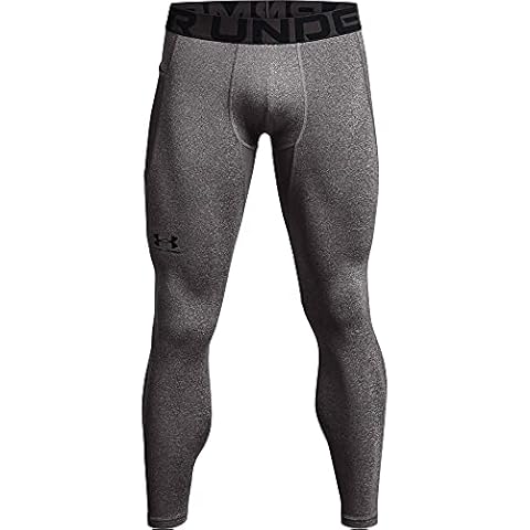 Under Armour Herren UA CG Armour Leggings, ultrawarme Sportleggings, Laufhose für Männer mit 4-Way-Stretch und Anti-Geruchs-Technologie, Carbon Schwarz, M Cover