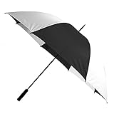 Rainbrella Golf Umbrella, Black/White, 60'
