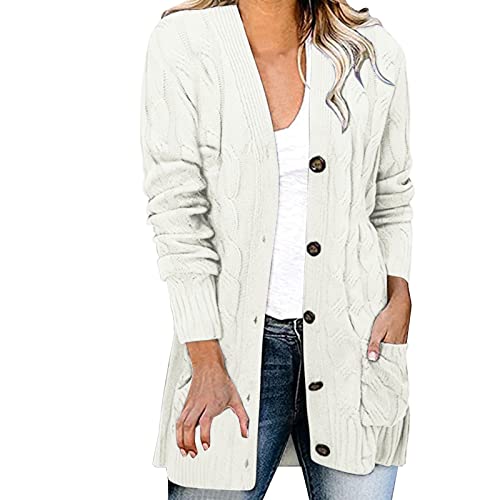 Oferta De Primavera Cardigan Mujer Punto Rosa Fucsia Chaleco Punto Largo Mujer Cardigan Largo Verano Parka Impermeable Mujer Cardigan Largo Mujer Punto Chaqueta Mujer Larga Regalos Graciosos