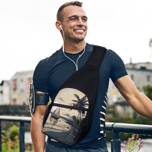 Bolso bandolera ligero para pesca y senderismo unisex miniatura 3