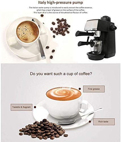 Cafetera Semi Automática de Vapor 240 ml 4 tazas miniatura 4