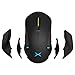 Produktbild DELUX Gaming-Maus, kabellos und kabelgebunden, 16000 DPI, RGB-Farben mit Hintergrundbeleuchtung, Gewicht und Balance einstellbar, PC-Maus mit 8 programmierbaren Tasten, für beide Hände erhältlich