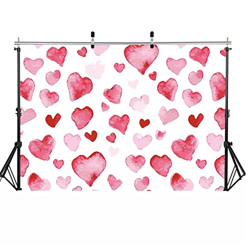 Fotohintergrund für Fotostudio, Hochzeit, Vinyl, 2,1 x 1,5 m, Rot