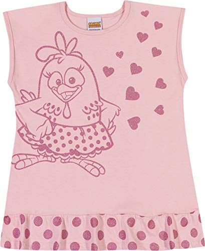 Vestido Casual, Kely Kety, Meninas, Rosa Claro, M