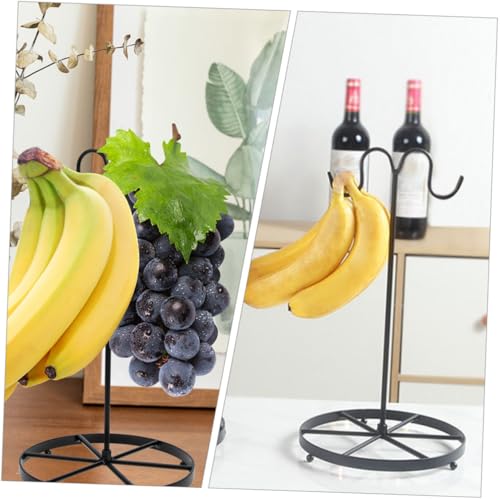 TOYANDONA Metal Banana and Grape Hanging Hook Double Hook Fruit Display Rack Kitchen Fruit Holder for Fresh Banana Storage on Countertop for Home Use - Image 7