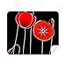 Red Circle Flowers Line Art Corn Cleaning Cloth Screen Cleaner 2pcs Suede Fabric