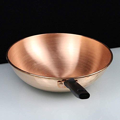 Sartén Wok Pure Copper 32 cm Mango Doble