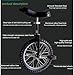 ZIJINGM Unicycle, Fitness Stage Performance, 18 inch Wheel Unicycle, Suitable for Adults, Teenagers