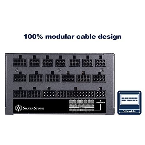 Image of Silverstone Technology DA1650-G, 1650W Fully Modular ATX Power Supply, 80 Plus Gold, SST-DA1650-G