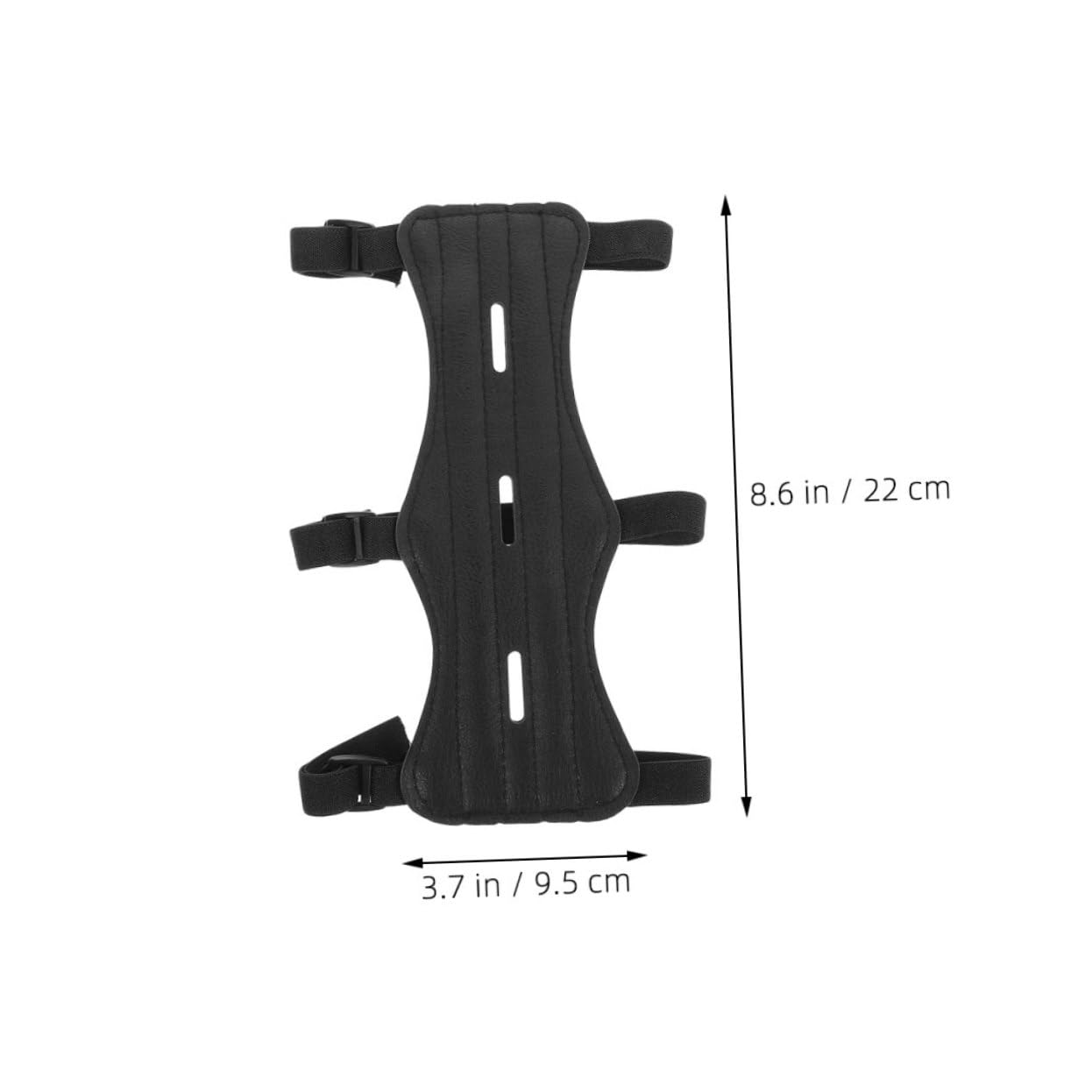 HEMOTON 2pcs Archery Arm Guards for Men Women Youth Leather Arm Protectors Adjustable Fit