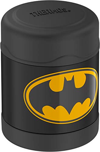 Thermos Funtainer 10 Ounce Stainless Steel Vacuum Insulated Kids Food Jar, Batman #TOP1