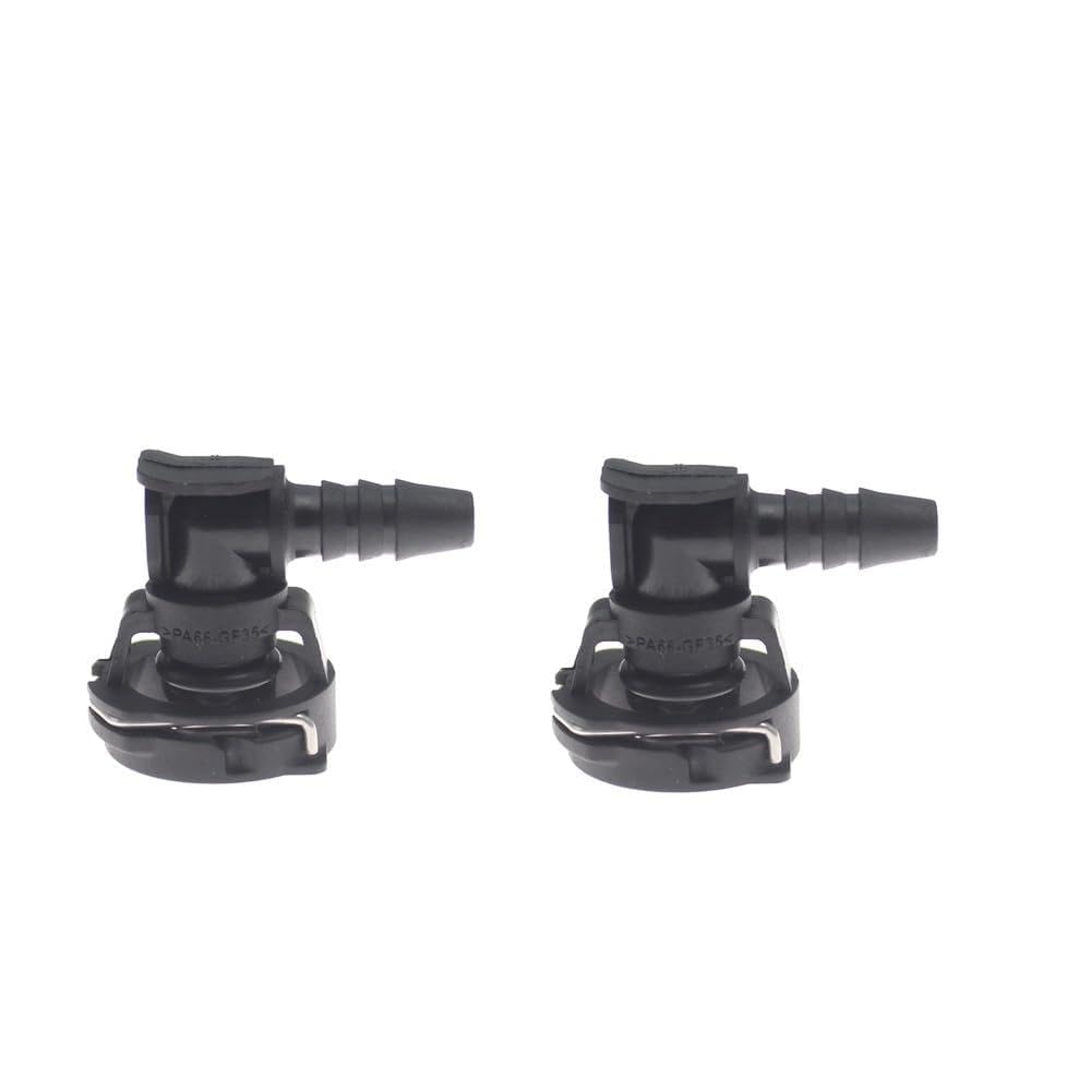 Bcdskzavu 2 Pcs Fit For 1/2/5/10X Id 6Mm Vent Hose Pipe Deputy Kettle Water Pipe Pipe Connector(2 Pcs)