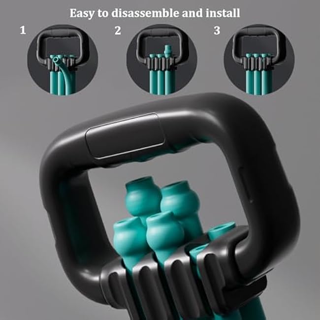 Chest Expander 6-Level Adjustable Fitness Puller Resistance Band Exercise Band Chest Muscle Arm Training Suitable for Male and Female Adults to Exercise Yoga and Home Fitness Equipment