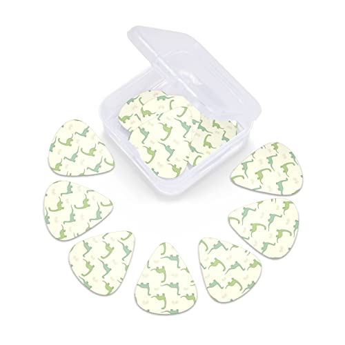 Ensemble de 12 médiators de guitare dinosaure pour guitare acoustique, guitare électrique, contrebasse, ukulélé - Les Beatles, Paul McCartney, John Lennon, RIngo Starr, George Harrison Ensemble de 12 médiators de guitare dinosaure pour guitare acoustique, guitare électrique, contrebasse, ukulélé – Image 7